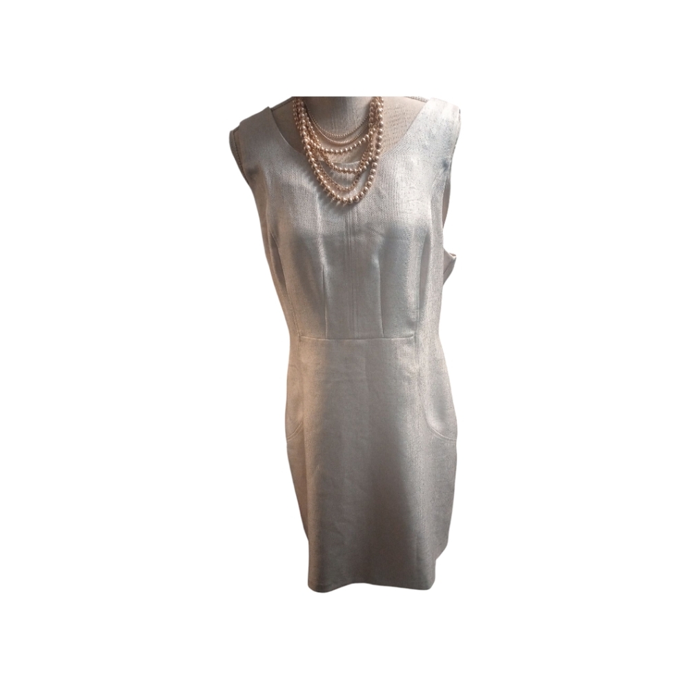 The Limited Elegant Linen Look Sleeveless Dress, Size 14, NWT